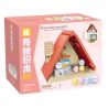 KEEPPLEY K21211 21211 CABIN Ở GÓC CỦA FRIENDS GÁC XÉP TRÒN MÀU HỒNG bộ đồ chơi xếp lắp ráp ghép mô hình Movie & Game Phim Và Trò Chơi