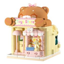 WEKKI 516613 CÓ CÔNG VIÊN SÁNG TẠO 3.0 CỬA HÀNG ĐỒ CHƠI DỄ THƯƠNG bộ đồ chơi xếp lắp ráp ghép mô hình TOY STORE