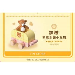 WEKKI 516613 CÓ CÔNG VIÊN SÁNG TẠO 3.0 CỬA HÀNG ĐỒ CHƠI DỄ THƯƠNG bộ đồ chơi xếp lắp ráp ghép mô hình TOY STORE