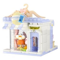 WEKKI 516616 CÓ CÔNG VIÊN SÁNG TẠO 3.0 HƠI GIỐNG CỬA HÀNG QUẦN ÁO bộ đồ chơi xếp lắp ráp ghép mô hình CLOTHING STORE