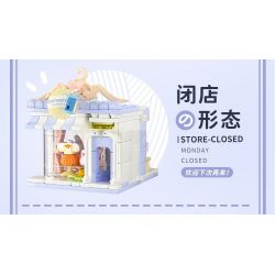 WEKKI 516616 CÓ CÔNG VIÊN SÁNG TẠO 3.0 HƠI GIỐNG CỬA HÀNG QUẦN ÁO bộ đồ chơi xếp lắp ráp ghép mô hình CLOTHING STORE