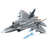 SEMBO 202244 MÁY BAY CHIẾN ĐẤU TRÊN TÀU SÂN J-35 bộ đồ chơi xếp lắp ráp ghép mô hình Military Army Quân Sự Bộ Đội 621 khối