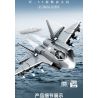 SEMBO 202244 MÁY BAY CHIẾN ĐẤU TRÊN TÀU SÂN J-35 bộ đồ chơi xếp lắp ráp ghép mô hình Military Army Quân Sự Bộ Đội 621 khối