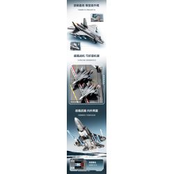 SEMBO 202244 MÁY BAY CHIẾN ĐẤU TRÊN TÀU SÂN J-35 bộ đồ chơi xếp lắp ráp ghép mô hình Military Army Quân Sự Bộ Đội 621 khối