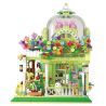 ZHEGAO 612002 VƯỜN BÁCH THẢO SUNSHINE bộ đồ chơi xếp lắp ráp ghép mô hình Creator SUNSHINE BOTANICAL GARDEN Sáng Tạo 1490 khối