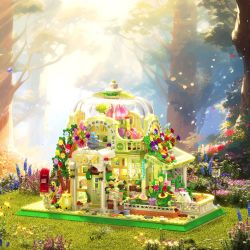 ZHEGAO 612002 VƯỜN BÁCH THẢO SUNSHINE bộ đồ chơi xếp lắp ráp ghép mô hình Creator SUNSHINE BOTANICAL GARDEN Sáng Tạo 1490 khối