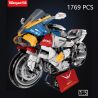 WANGAO 388001 KAWASAKI H2R MÔ TÔ NGUYÊN BẢN RX-78-2 tỷ lệ 1:5 bộ đồ chơi xếp lắp ráp ghép mô hình Technic Kỹ Thuật Công Nghệ Cao Mô Hình Phương Tiện 1769 khối