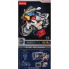 WANGAO 388001 KAWASAKI H2R MÔ TÔ NGUYÊN BẢN RX-78-2 tỷ lệ 1:5 bộ đồ chơi xếp lắp ráp ghép mô hình Technic Kỹ Thuật Công Nghệ Cao Mô Hình Phương Tiện 1769 khối
