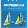 JIESTAR 58123 THUYỀN BUỒM ĐẠI DƯƠNG 65 bộ đồ chơi xếp lắp ráp ghép mô hình Technic OCEAN GOING TYPE 65 SAILBOAT Kỹ Thuật Công Nghệ Cao Mô Hình Phương Tiện 675 khối