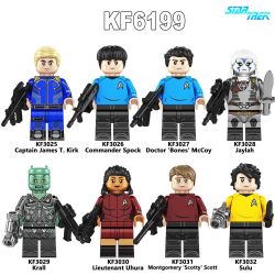 KOPF KF6199 6199 KF3025 3025 KF3026 3026 KF3027 3027 KF3028 3028 KF3029 3029 KF3030 3030 KF3031 3031 KF3032 3032 STAR TREK NHÂN VẬT NHỎ 8 LOẠI bộ đồ chơi xếp lắp ráp ghép mô hình Movie & Game Phim Và Trò Chơi