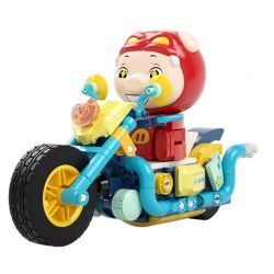 JAKI JK6835 6835 ĐỘI XE DỄ THƯƠNG PIGMAN ĐUỔI MÁY LỢN bộ đồ chơi xếp lắp ráp ghép mô hình Movie & Game MOTORCYCLE GG BOND Phim Và Trò Chơi