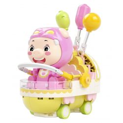 JAKI JK6836 6836 PIG MAN CUTE CAR TEAM CHÚ HEO CON ĐÁNG YÊU ĐI DẠO bộ đồ chơi xếp lắp ráp ghép mô hình Movie & Game STROLLER GG BOND Phim Và Trò Chơi