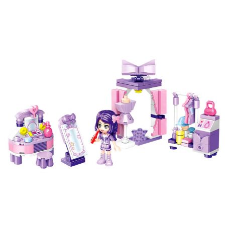 QMAN ENLIGHTEN KEEPPLEY 31019-2 PHÒNG NGƯỜI YÊU MEIMEI bộ đồ chơi xếp lắp ráp ghép mô hình Girl CHERRY Con Gái