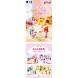 QMAN ENLIGHTEN KEEPPLEY 31019-2 PHÒNG NGƯỜI YÊU MEIMEI bộ đồ chơi xếp lắp ráp ghép mô hình Girl CHERRY Con Gái