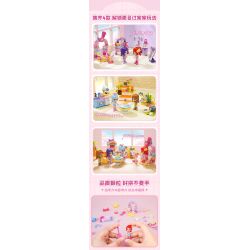 QMAN ENLIGHTEN KEEPPLEY 31019-4 PHÒNG NGƯỜI YÊU HOA bộ đồ chơi xếp lắp ráp ghép mô hình Girl CHERRY Con Gái