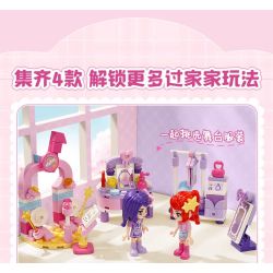 QMAN ENLIGHTEN KEEPPLEY 31019-4 PHÒNG NGƯỜI YÊU HOA bộ đồ chơi xếp lắp ráp ghép mô hình Girl CHERRY Con Gái