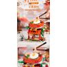 PANTASY 86506 CẢNH PHỐ NHỎ KUNG FU PANDA CỬA HÀNG MÌ XIAO ZHEN bộ đồ chơi xếp lắp ráp ghép mô hình Movie & Game Phim Và Trò Chơi 300 khối