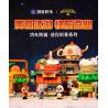 PANTASY 86507 CẢNH PHỐ NHỎ KUNG FU PANDA QUÁN TRÀ SHIFU bộ đồ chơi xếp lắp ráp ghép mô hình Movie & Game Phim Và Trò Chơi 300 khối