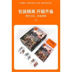 LUMIBRICKS FUNWHOLE F9027 9027 THÁP CANH THỜI TRUNG CỔ bộ đồ chơi xếp lắp ráp ghép mô hình Medieval Castle MEDIEVAL WATCHTOWER Chiến Tranh Trung Cổ 1625 khối