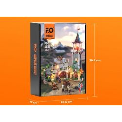 LUMIBRICKS FUNWHOLE F9027 9027 THÁP CANH THỜI TRUNG CỔ bộ đồ chơi xếp lắp ráp ghép mô hình Medieval Castle MEDIEVAL WATCHTOWER Chiến Tranh Trung Cổ 1625 khối