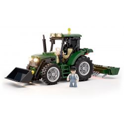 LUMIBRICKS FUNWHOLE F9205 9205 MÁY KÉO bộ đồ chơi xếp lắp ráp ghép mô hình City Thành Phố 367 khối