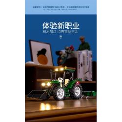 LUMIBRICKS FUNWHOLE F9205 9205 MÁY KÉO bộ đồ chơi xếp lắp ráp ghép mô hình City Thành Phố 367 khối