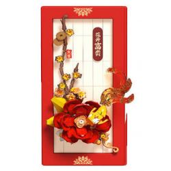 BALODY 21298 ĐÊM GIAO THỪA HOA NỞ MANG LẠI TÀI LỘC bộ đồ chơi xếp lắp ráp ghép mô hình Creator CHINA TREND Sáng Tạo
