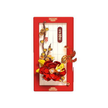 BALODY 21298 ĐÊM GIAO THỪA HOA NỞ MANG LẠI TÀI LỘC bộ đồ chơi xếp lắp ráp ghép mô hình Creator CHINA TREND Sáng Tạo
