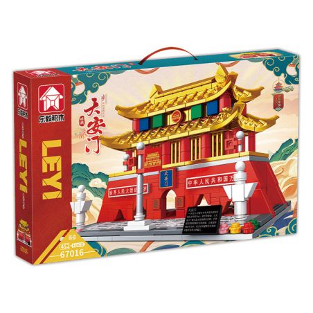 LE YI 67016 QUẢNG TRƯỜNG THIÊN AN MÔN bộ đồ chơi xếp lắp ráp ghép mô hình Architecture Công Trình Kiến Trúc 452 khối