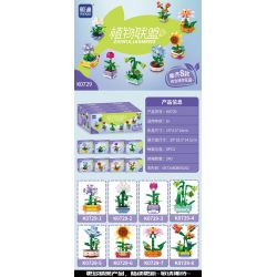 MINGDI LEIBAO K0729 0729 LIÊN MINH THỰC VẬT 8 MÔ HÌNH bộ đồ chơi xếp lắp ráp ghép mô hình Creator Sáng Tạo