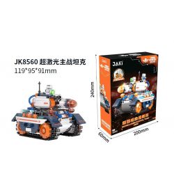 JAKI JK8560 8560 CHIẾN TRƯỜNG XE TĂNG CHÍNH SUPER LASER bộ đồ chơi xếp lắp ráp ghép mô hình Military Army SUPER LASER CAPITAL TANK Quân Sự Bộ Đội