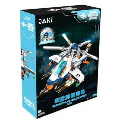 JAKI JK8561 8561 CHIẾN TRƯỜNG MÁY BAY TRỰC THĂNG HYPER PULSE bộ đồ chơi xếp lắp ráp ghép mô hình Military Army SUPER PULSE HELICOPTER Quân Sự Bộ Đội