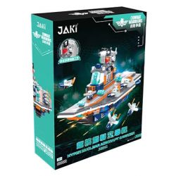 JAKI JK8562 8562 CHIẾN TRƯỜNG SIÊU TÀU SÂN BAY HẠT NHÂN bộ đồ chơi xếp lắp ráp ghép mô hình Military Army HYPER NUCLEAR AIRCRAFT CARRIER Quân Sự Bộ Đội