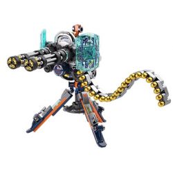 JAKI JK8563 8563 CHIẾN TRƯỜNG SÚNG MÁY HẠNG NẶNG SIÊU LASER bộ đồ chơi xếp lắp ráp ghép mô hình Military Army SUPER LASER HEAVY MACHINE GUN Quân Sự Bộ Đội