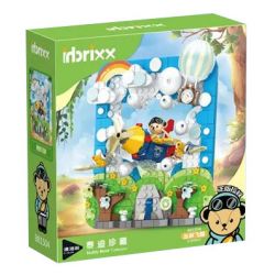 INBRIXX 881504 GẤU BÔNG TEDDY JUNGLE LEAP bộ đồ chơi xếp lắp ráp ghép mô hình TEDDY JUNGLE FLYOVER
