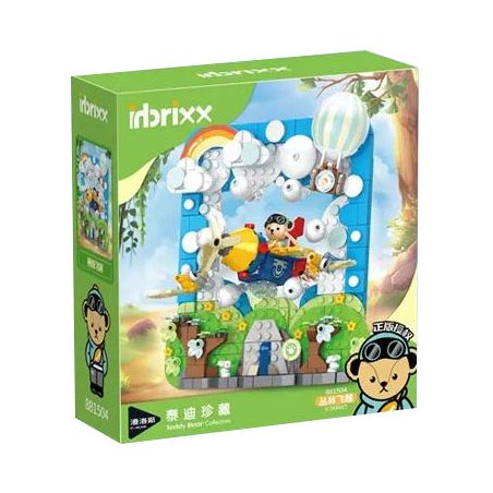 INBRIXX 881504 GẤU BÔNG TEDDY JUNGLE LEAP bộ đồ chơi xếp lắp ráp ghép mô hình TEDDY JUNGLE FLYOVER