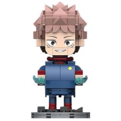 YOLOPARK 40005 TRẢ LẠI PHÉP THUẬT NHÂN VẬT XÂY DỰNG KNOTWEED HISAHITO bộ đồ chơi xếp lắp ráp ghép mô hình Movie & Game BIG HEAD BRICKS 01 Phim Và Trò Chơi