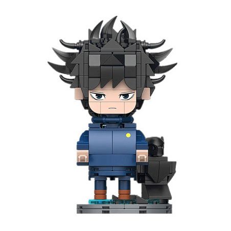 YOLOPARK 40006 TRẢ LẠI PHÉP THUẬT BÚP BÊ XÂY DỰNG FUSHIGURO MEGUMI bộ đồ chơi xếp lắp ráp ghép mô hình Movie & Game BIG HEAD BRICKS 03 Phim Và Trò Chơi