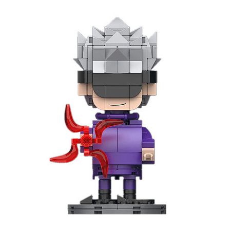 YOLOPARK 40007 TRẢ LẠI PHÉP THUẬT HÌNH XÂY DỰNG GOJO SATORU bộ đồ chơi xếp lắp ráp ghép mô hình Movie & Game BIG HEAD BRICKS 04 Phim Và Trò Chơi