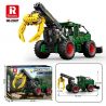 REOBRIX 22027 MÁY KÉO TRƯỢT bộ đồ chơi xếp lắp ráp ghép mô hình Technic LOG SKIDDER Kỹ Thuật Công Nghệ Cao Mô Hình Phương Tiện 1741 khối