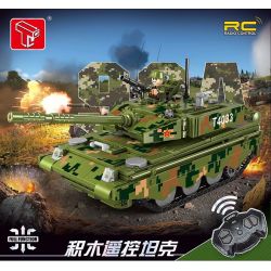 TYGOLL T4033 4033 BÌNH ĐIỀU KHIỂN TỪ XA 99A bộ đồ chơi xếp lắp ráp ghép mô hình Military Army Quân Sự Bộ Đội 676 khối