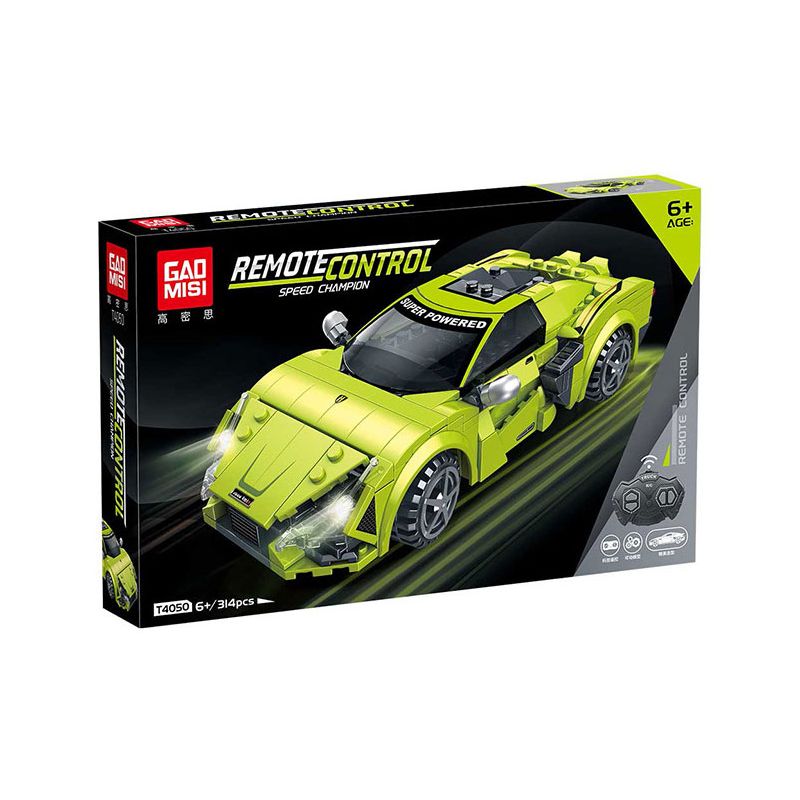 GAOMISI T4050 4050 LAMBORGHINI bộ đồ chơi xếp lắp ráp ghép mô hình Racers Đua Tốc Độ 344 khối