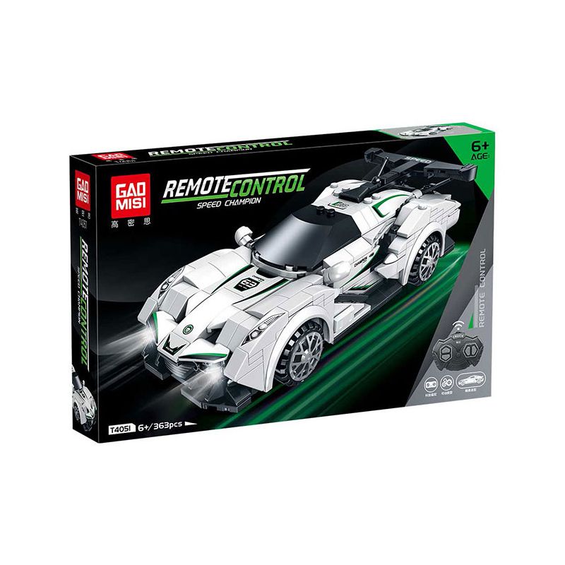 GAOMISI T4051 4051 APOLLO bộ đồ chơi xếp lắp ráp ghép mô hình Racers Đua Tốc Độ 393 khối