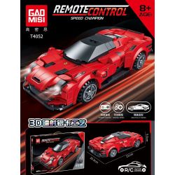 GAOMISI T4052 4052 FERRARI bộ đồ chơi xếp lắp ráp ghép mô hình Racers Đua Tốc Độ 379 khối