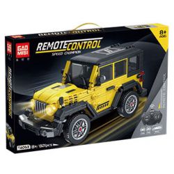GAOMISI T4053 4053 XE JEEP bộ đồ chơi xếp lắp ráp ghép mô hình Racers Đua Tốc Độ 379 khối