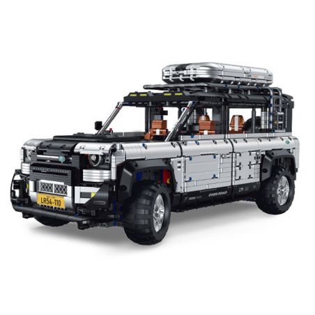 GULY 10620 LAND ROVER DEFENDER 110 XE ĐỊA HÌNH 1:8 tỷ lệ 1:8 bộ đồ chơi xếp lắp ráp ghép mô hình Technic WEISHI-110 OFF-ROAD Kỹ Thuật Công Nghệ Cao Mô Hình Phương Tiện 5268 khối