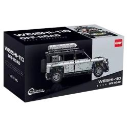 GULY 10620 LAND ROVER DEFENDER 110 XE ĐỊA HÌNH 1:8 tỷ lệ 1:8 bộ đồ chơi xếp lắp ráp ghép mô hình Technic WEISHI-110 OFF-ROAD Kỹ Thuật Công Nghệ Cao Mô Hình Phương Tiện 5268 khối