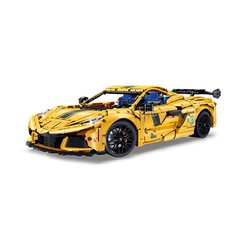 GULY 10622 TÀU HỘ TỐNG 1:8 tỷ lệ 1:8 bộ đồ chơi xếp lắp ráp ghép mô hình Technic KERVTTE SPORTCAR Kỹ Thuật Công Nghệ Cao Mô Hình Phương Tiện 3788 khối
