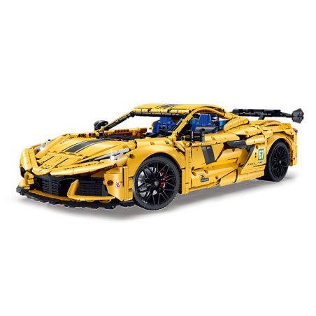 GULY 10622 TÀU HỘ TỐNG 1:8 tỷ lệ 1:8 bộ đồ chơi xếp lắp ráp ghép mô hình Technic KERVTTE SPORTCAR Kỹ Thuật Công Nghệ Cao Mô Hình Phương Tiện 3788 khối
