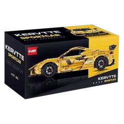 GULY 10622 TÀU HỘ TỐNG 1:8 tỷ lệ 1:8 bộ đồ chơi xếp lắp ráp ghép mô hình Technic KERVTTE SPORTCAR Kỹ Thuật Công Nghệ Cao Mô Hình Phương Tiện 3788 khối